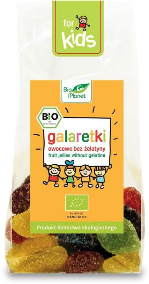Galaretki Owocowe Bez Żelatyny Bio 100 G - Bio Planet