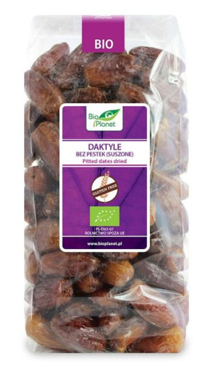 Daktyle Bez Pestek Suszone Bezglutenowe Bio 1 Kg - Bio Planet