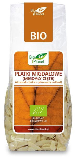 Płatki Migdałowe (migdały Cięte) Bio 100 G - Bio Planet