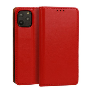 Kabura BOOK do iPhone 7/8/SE 2020 4,7" CZERWONA skóra