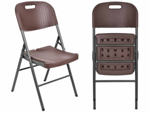 Krzesło cateringowe RATTAN - brązowe