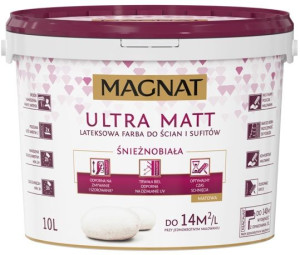 Magnat Ultra Matt Farba Lateksowa Biała 10l