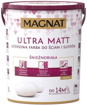 Magnat Ultra Matt Farba Lateksowa Biała 5l