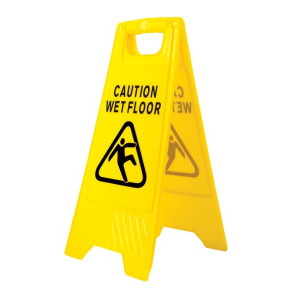 Znak ostrzegawczy Wet Floor PORTWEST [HV20] Żółty
