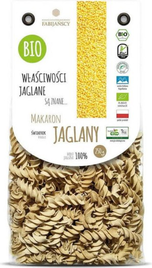 Makaron (jaglany) Świderek Fusilli Bio 250 G - Fabijańscy