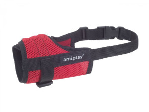 Amiplay | Air | Kaganiec - M (N3) Cocker Spaniel 17-20 x 25-40cm czerwony