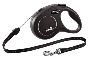 Flexi 2252 Classic S Cord 5m 12kg czarna