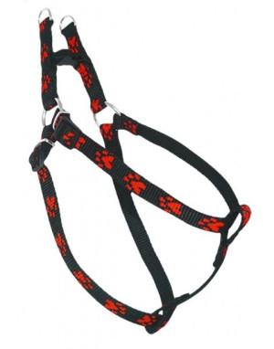 Chaba Szelki 4559 regulowane łapki 5-80cm czar-cze