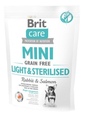 Brit Care Mini Grain Free Light Sterilised 400g