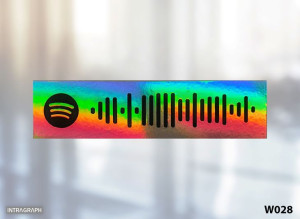 Naklejka Spotify Kod QR Hologram