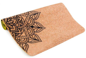 Mata do jogi korkowa Spokey Savasana GN Mand 926537