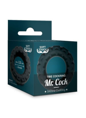 Mr.Cock Tire Silicone Cockring black