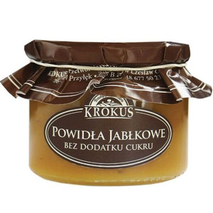 Powidła Jabłkowe Bez Dodatku Cukru 310 g - Krokus