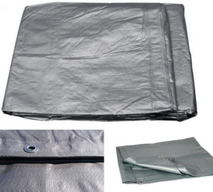 Plandeka Plandeki Pe Srebrna Wzmacniana 3x4 130g