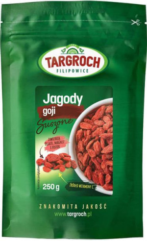 Jagody goji suszone 250g Targroch