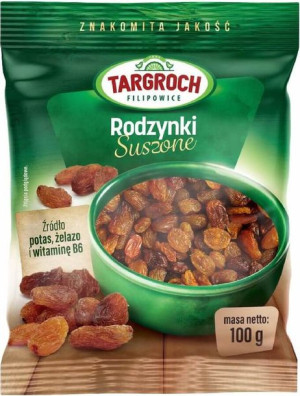 Rodzynki selekcjonowane 100g Targroch