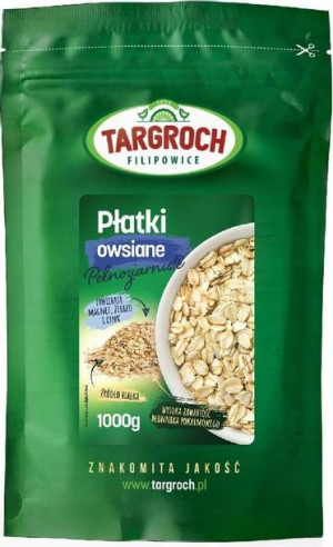 Płatki owsiane 1000g Targroch