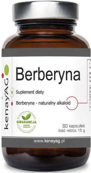 Berberyna 250mg 60 kapsułek kenayAG