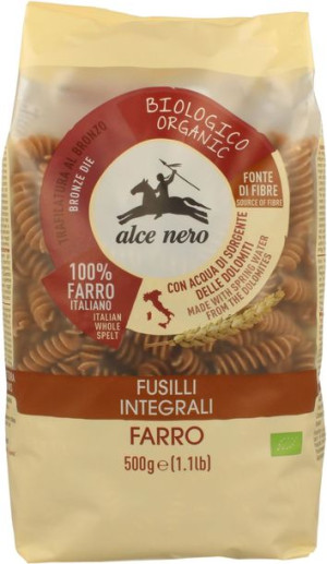 Makaron (orkiszowy Razowy) Fusilli Bio 500 G - Alce Nero