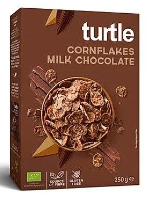 Płatki Kukurydziane W Polewie Z Mlecznej Czekolady Bezglutenowe Bio 250 G -