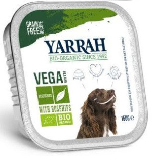 (dla Psa) Karma - Vega Z Owocami Dzikiej Róży Bio 150 G - Yarrah
