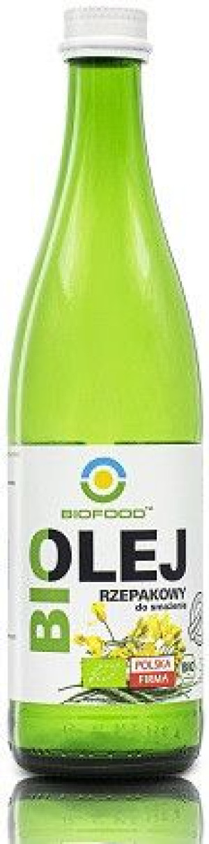 Olej Rzepakowy Do Smażenia Bezglutenowy Bio 500 Ml - Bio Food