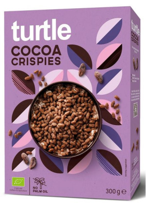 Chrupki Ryżowe Kakaowe Bio 300 G - Turtle