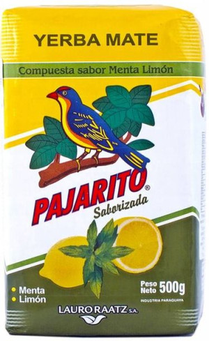 Yerba Mate Pajarito Menta Limon - cytrynowo - miętowa 500 g - Lauro Raatz