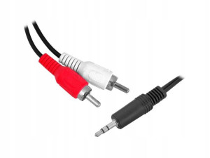 Kabel 2xrca - Jack 3.5mm.5m