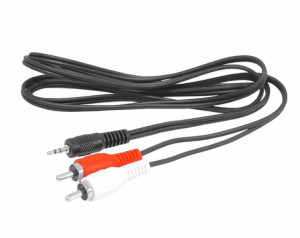 Kabel 2xrca-jack 2.5mm 1.5m