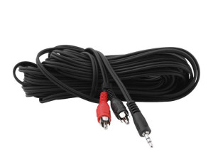 Kabel 2 X Rca - Jack 3.5mm 7.5m