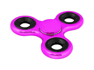 Spinner Fidget Chrom Różowy