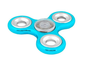 Spinner Fidget Chrom Niebieski.