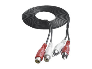 Kabel 2 Wtyki Rca - 2 Gniazda Rca 10m