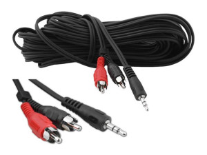 Kabel Mini Jack D 2x Rca Chinch 1,5 M Dł Stereo Hq