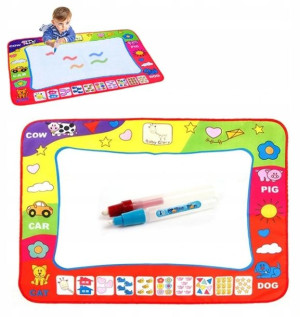 Duża Magiczna Mata Do Rysowania + 2 Pisaki Wodne