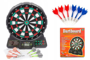 Elektroniczna Tarcza Dart 18 Gier + 9 Rzutek Free!