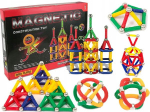 Klocki Magnetyczne 84el.