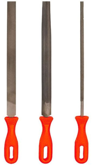 Pilniki do metalu, zestaw 3 sztuki Top Tools