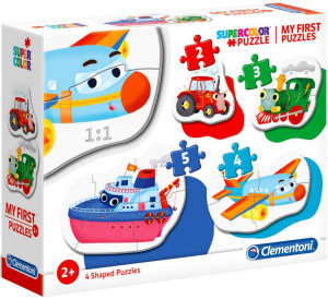 Clementoni Puzzle 4w1 Moje Pierwsze Puzzle Pojazdy