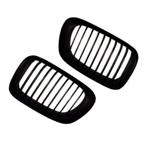 Nerki grill CZARNY podwójne żeberka BMW 3 E46