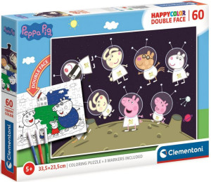 PUZZLE 60 HappyColor Świnka Peppa PIG