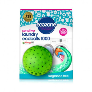 Ecozone Kule piorące Ecoballs SENSITIVE bezzapachowe, 1000 prań