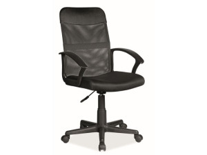 Fotel do biurka Q-702 dla dziecka CZARNY
