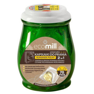 Mill clean ECO kapsułki do prania 2w1 - Rumianek Polny - 70 sztuk