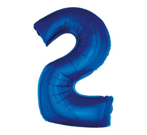 Balon foliowy Cyfra  niebieski Godan