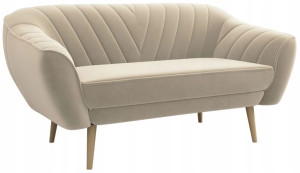 3-osobowa sofa wypoczynkowa w beżowym kolorze, VIKI, skandynawska