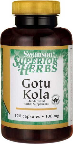 Wąkrota azjatycka standaryzowana Gotu Kola standardized 100mg 120 kapsułek