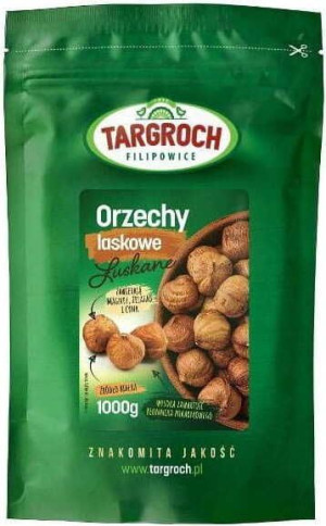 Orzechy laskowe łuszczone 1000g Targroch