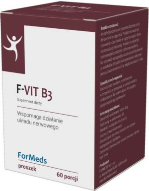 F-Vit B3 Witamina B3 Niacyna 50mg 60 porcji 48g ForMeds